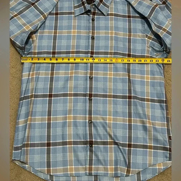 Robert Talbott Men’s XL Classic Multicolored Plaid Button Down Shirt - Picture 8 of 9